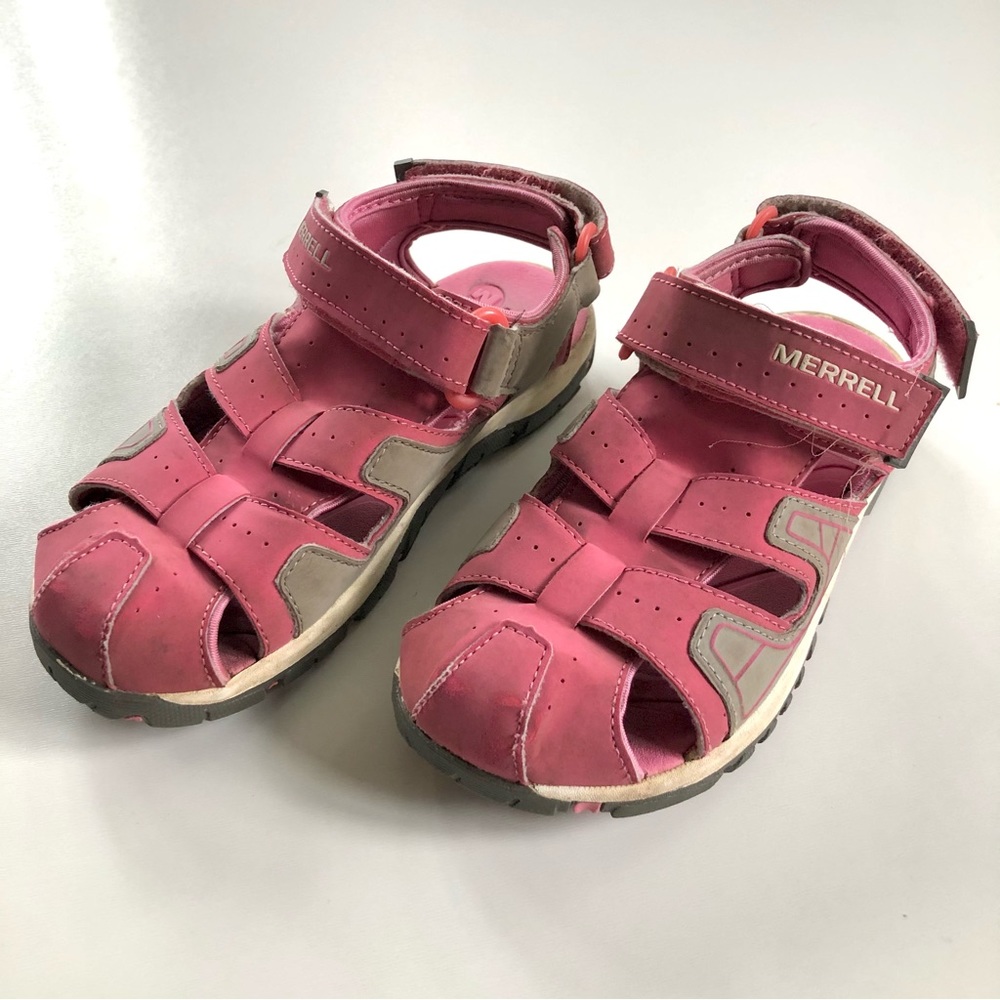Girls Merrell Pink Casual Sandals Size 1